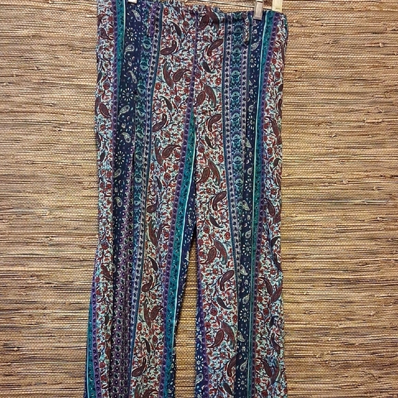 'Baba Design Boho Wide Leg Pants – Size "Free" - Picture 2 of 7